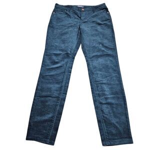 Old‎ Navy Pants Womens Size 10 Velvet Teal Rockstar Super Skinny Mid Rise NEW